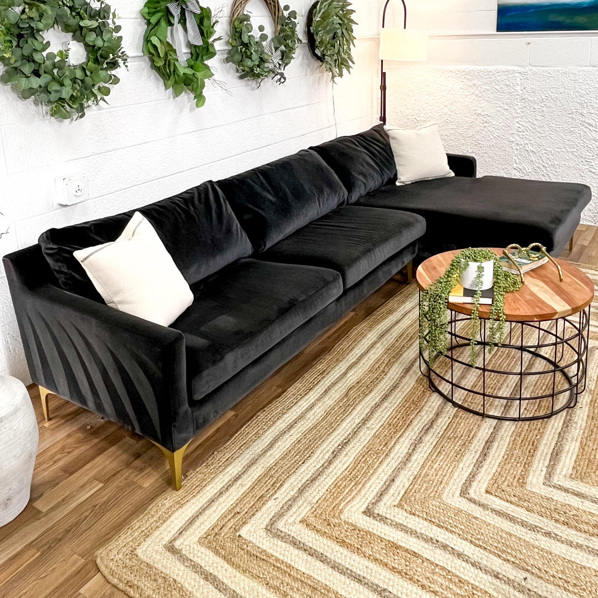 AllModern Jasper 2pc sectional w/chaise - Pull Up A Couch