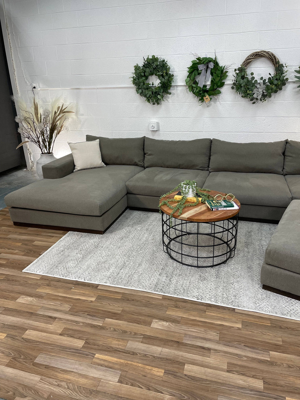 Joybird Holt Grand Sofa w/Chaise - Pull Up A Couch