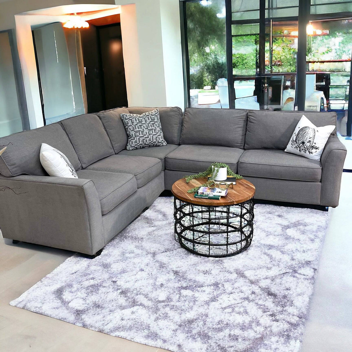 Boston Interiors MaxHome 2pc Sectional - Pull Up A Couch