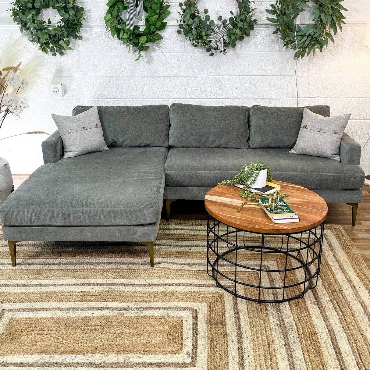 West Elm Andes 2pc Sectional w/Chaise - Pull Up A Couch