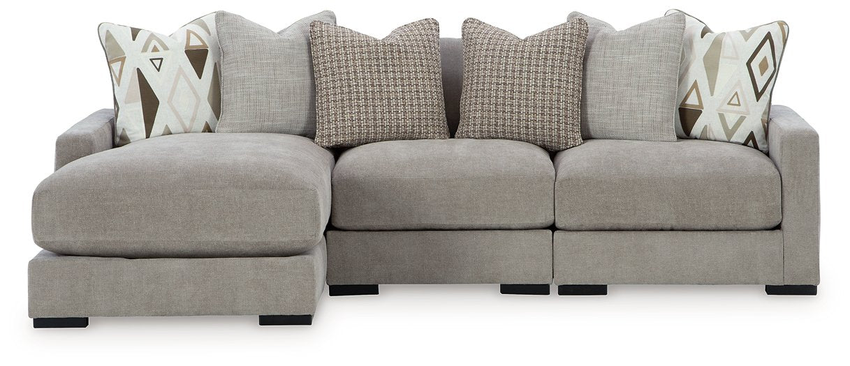 Aslan Court 3pc Sofa with Chaise