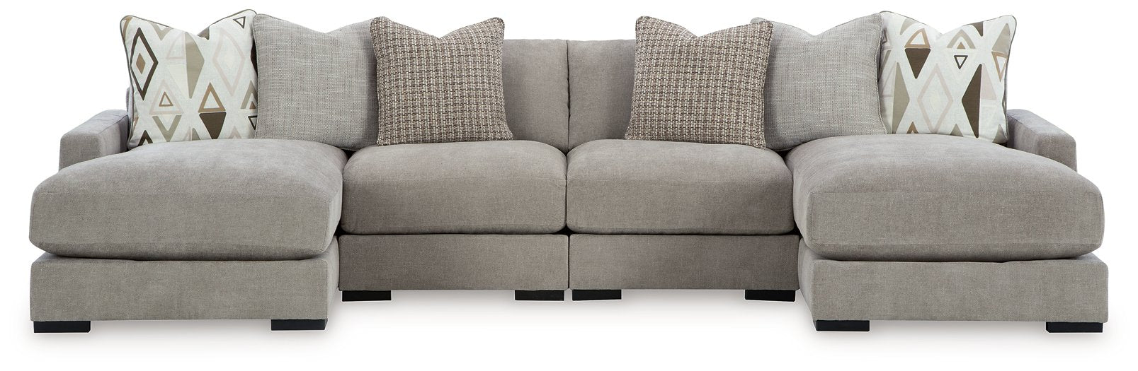 Riverview Sectional Sofa Double Chaise Pit (4pc)