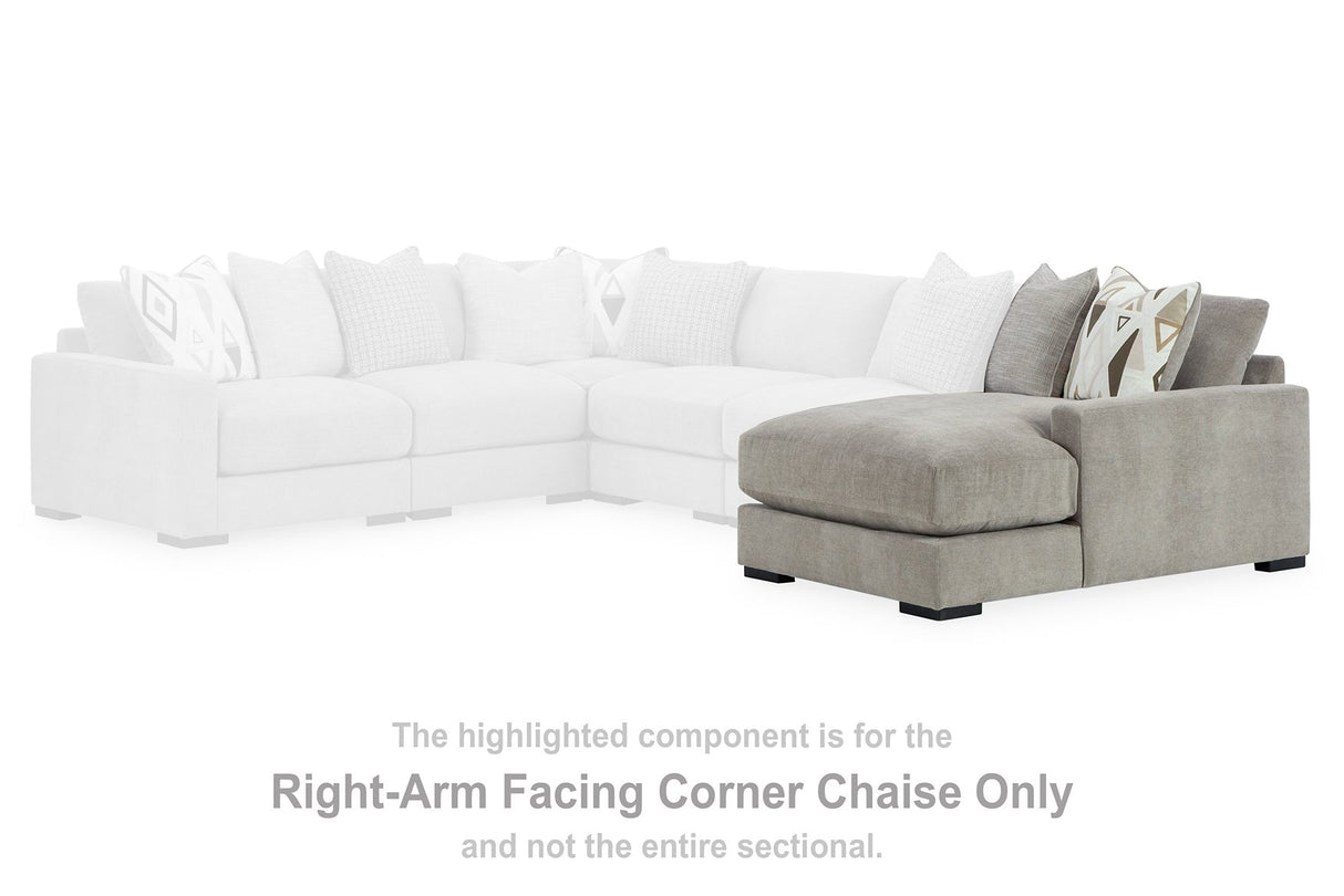 Aslan Court 3pc Sofa with Chaise