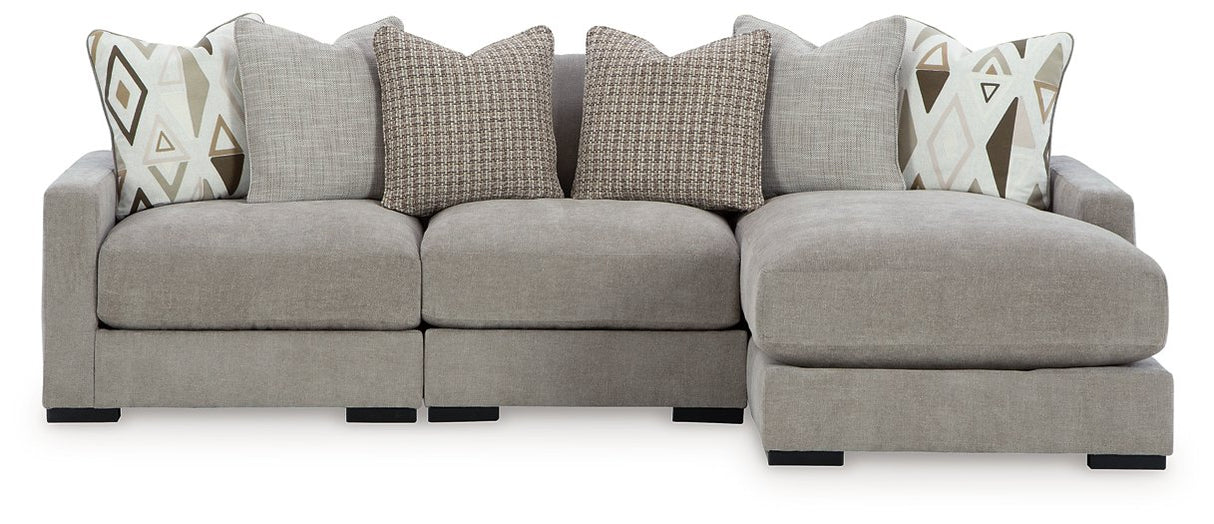 Aslan Court 3pc Sofa with Chaise