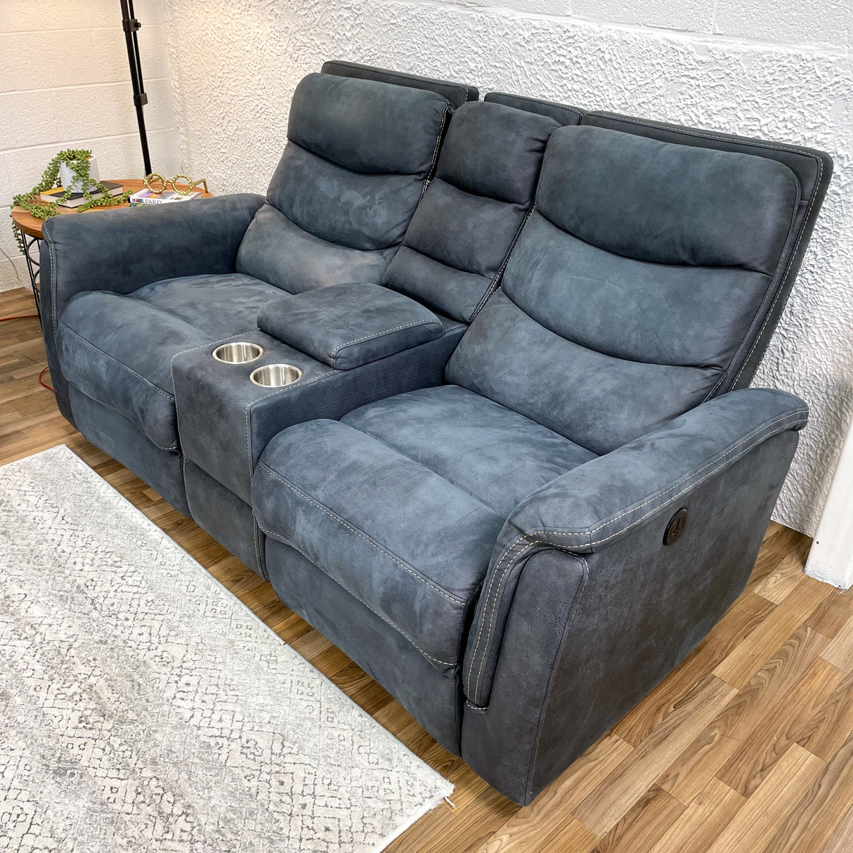 Sofa Loveseat Set with Recliners, Rockers, USB Ports - Pull Up A Couch