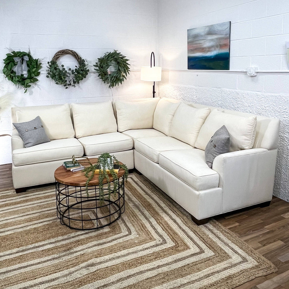 Ethan Allen 2pc Sectional - Pull Up A Couch