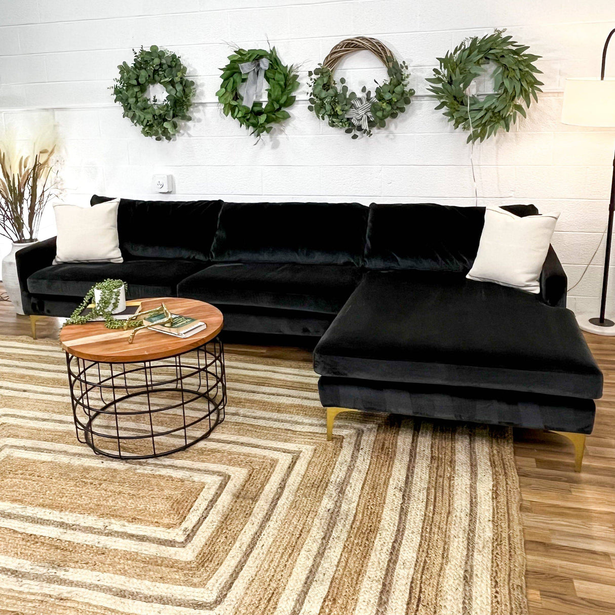 AllModern Jasper 2pc sectional w/chaise - Pull Up A Couch