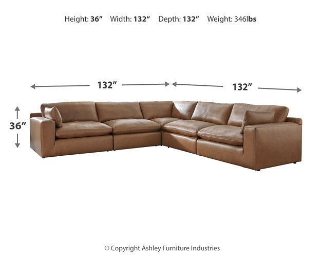 Atlas Reserve Leather Sectional - Pull Up A Couch