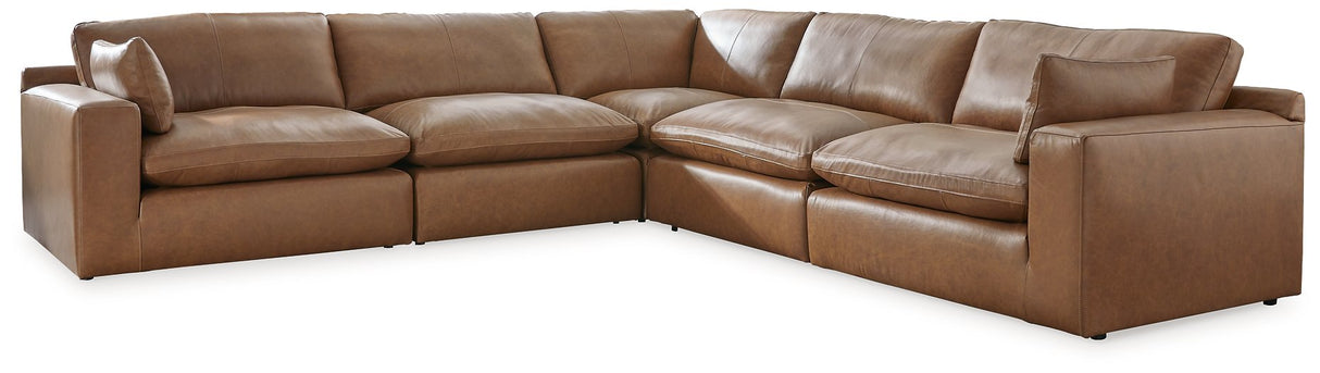 Leather Cloud Couch Sectional