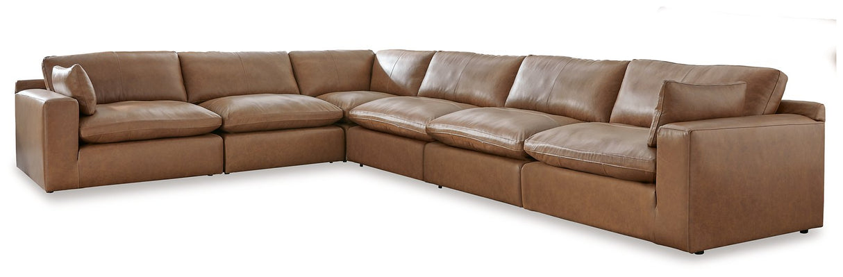 Leather Cloud Couch Sectional
