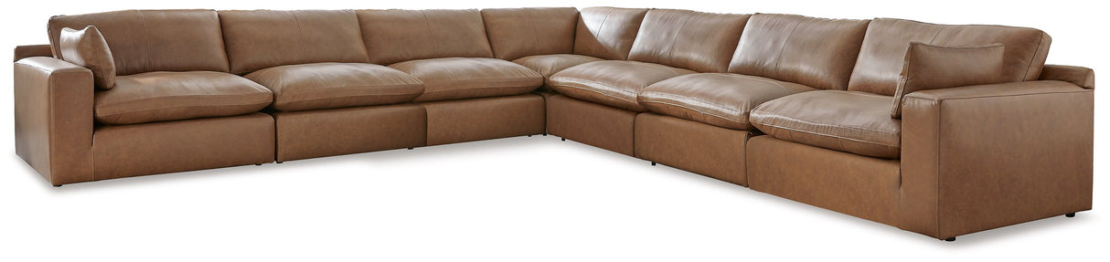 Leather Cloud Couch Sectional