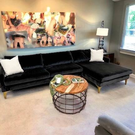 AllModern Jasper 2pc sectional w/chaise