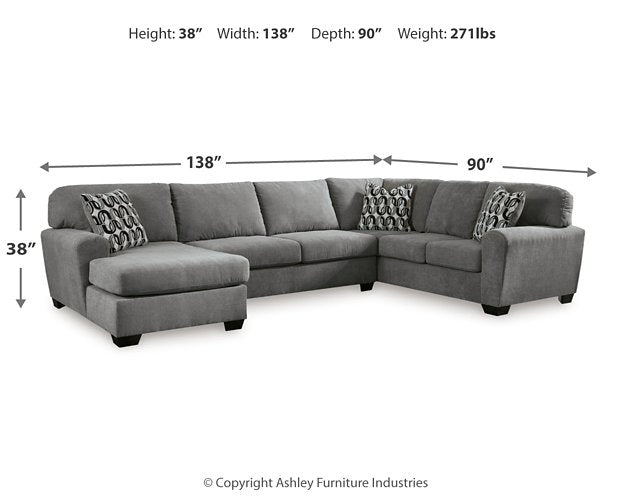 Birkdale Court Sectional with Chaise - Pull Up A Couch