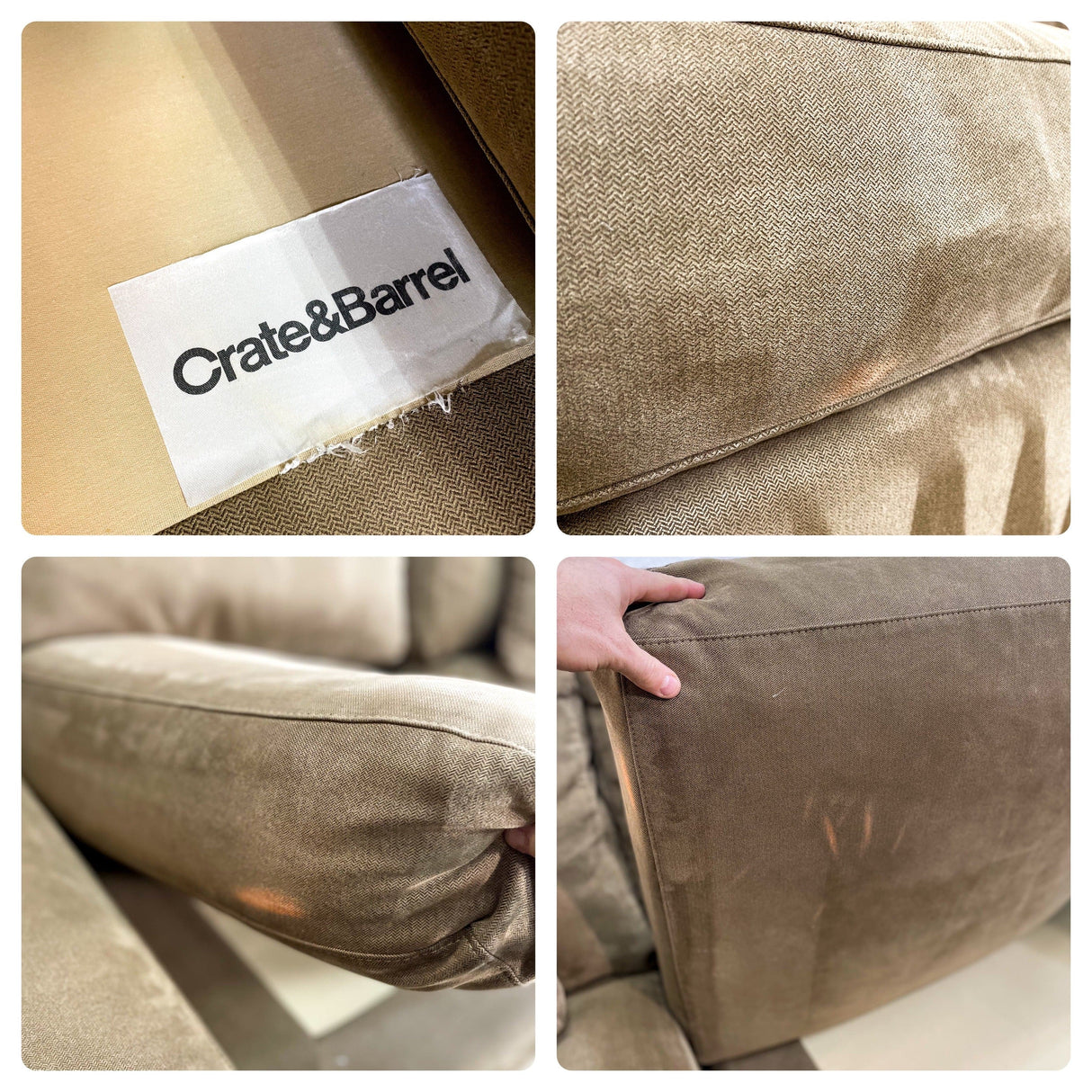 Crate & Barrel Axis4 Sectional w/Chaise - Pull Up A Couch