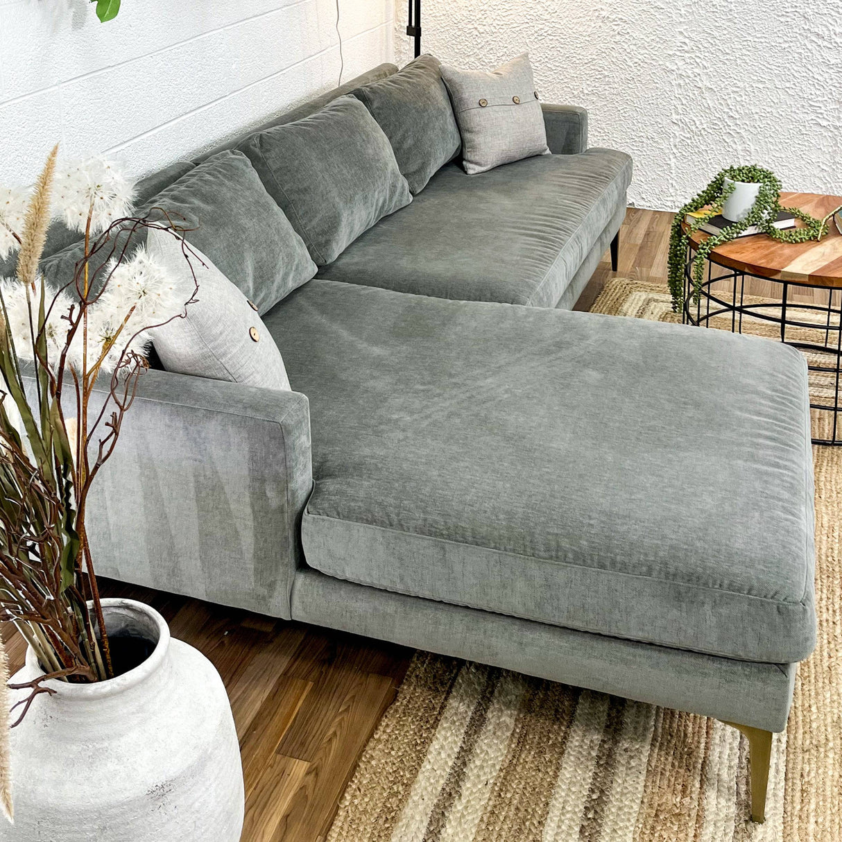 West Elm Andes 2pc Sectional w/Chaise - Pull Up A Couch