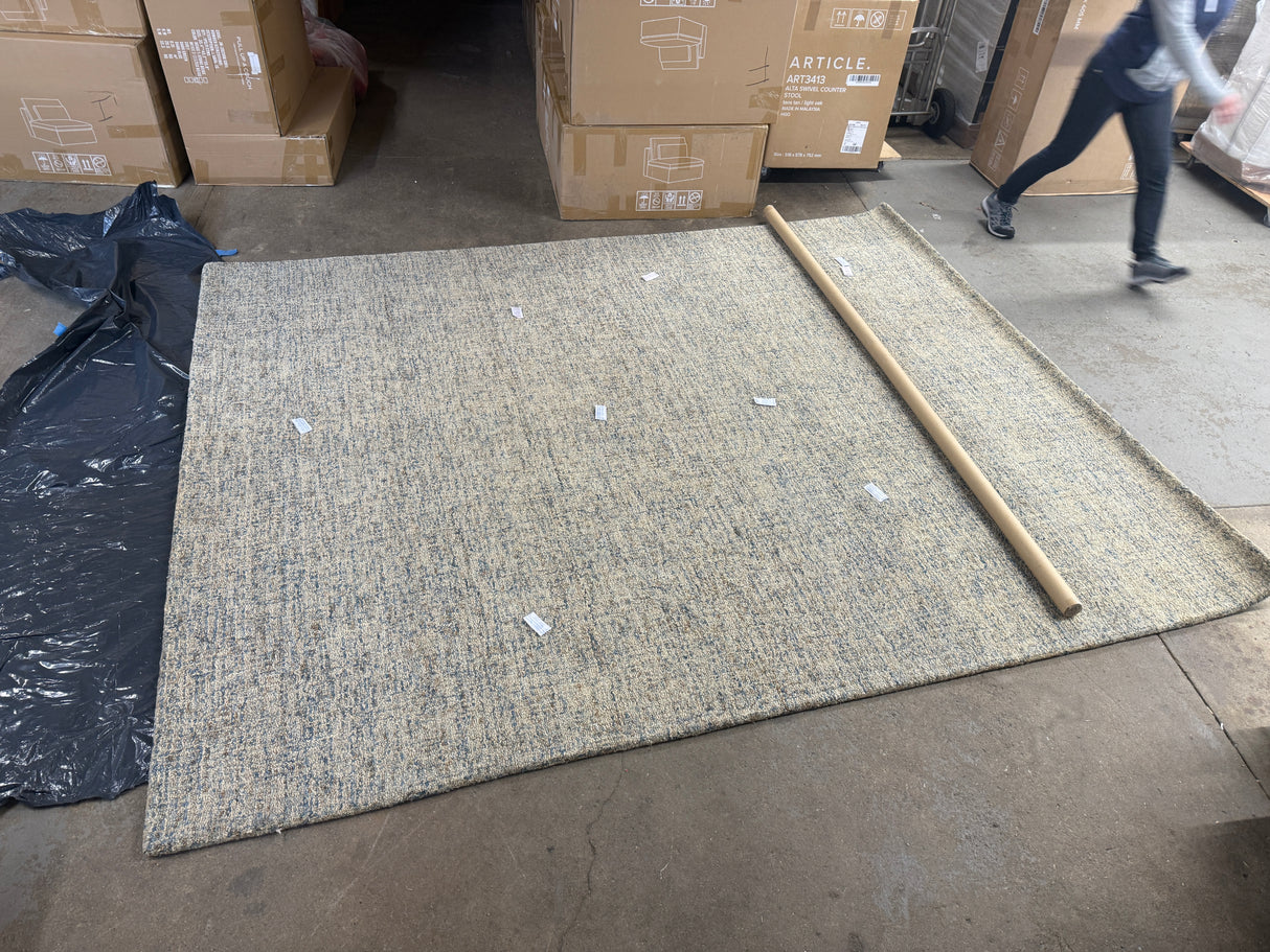 8' x 10' Wool Rug (Pebble Sand) - Pull Up A Couch