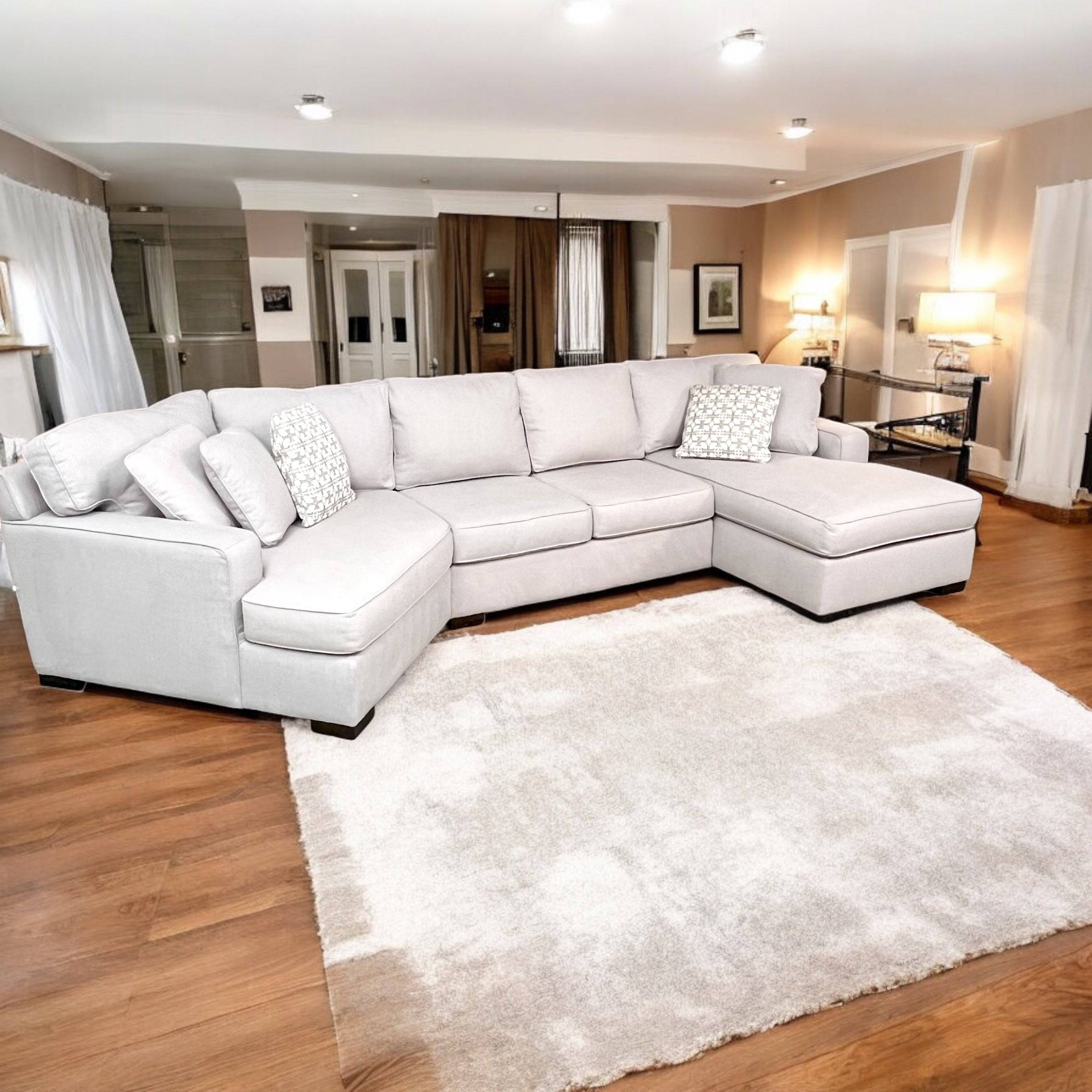 Macy’s 3pc Sectional w/Chaise and Cuddle Corner