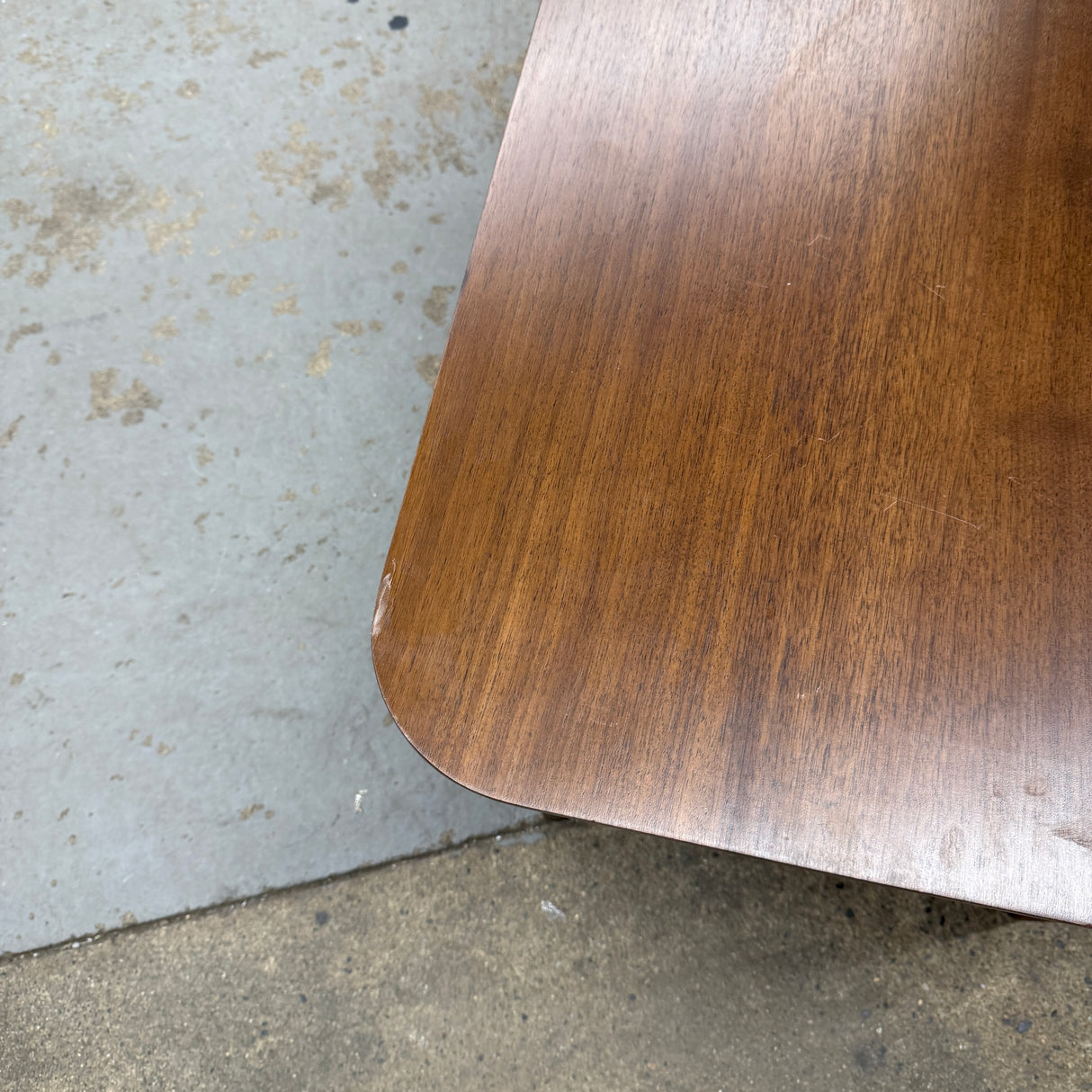 Walnut MCM-Style Coffee Table w/ Storage
