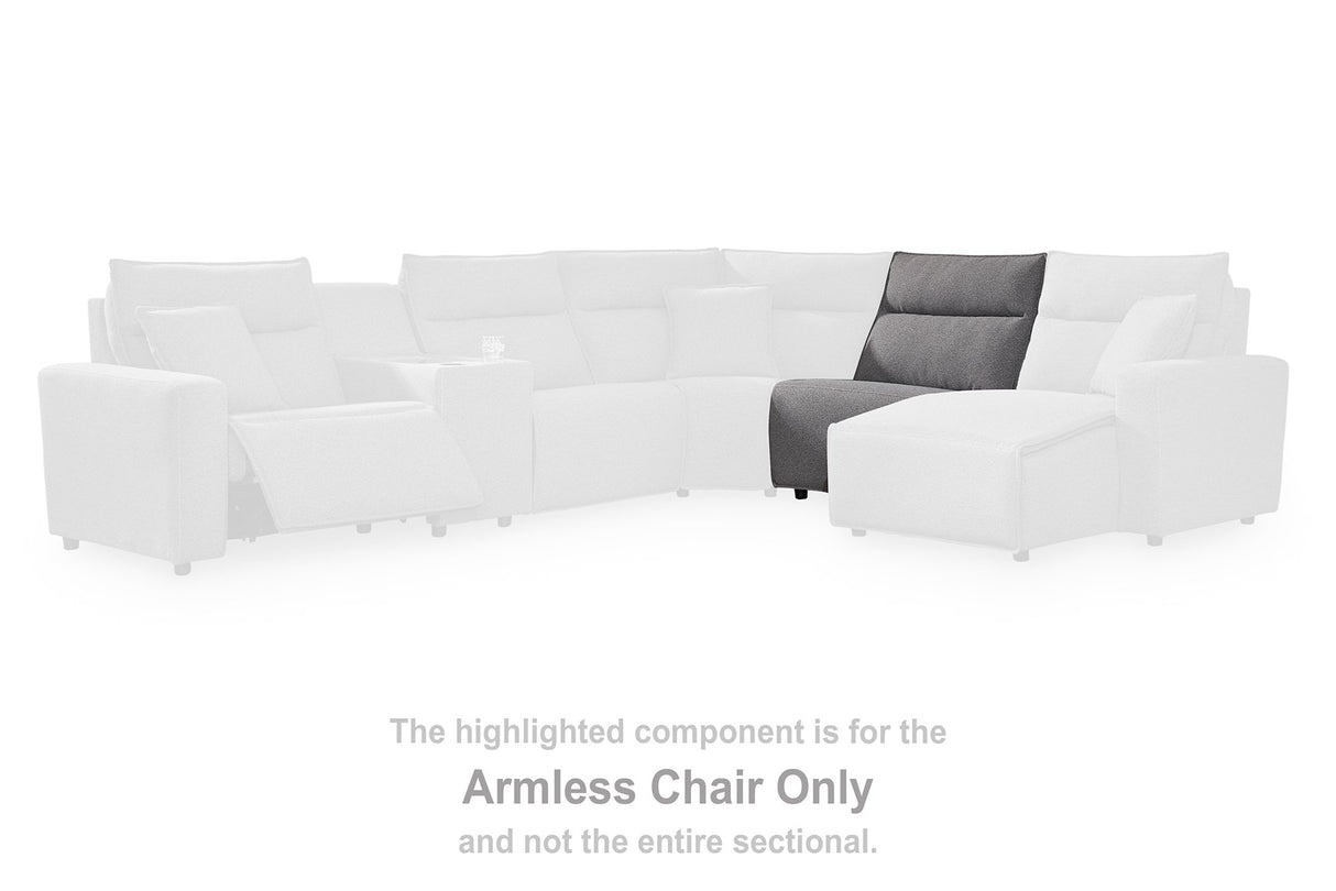 ModMax II Reclining Sectional with Chaise and Audio Console