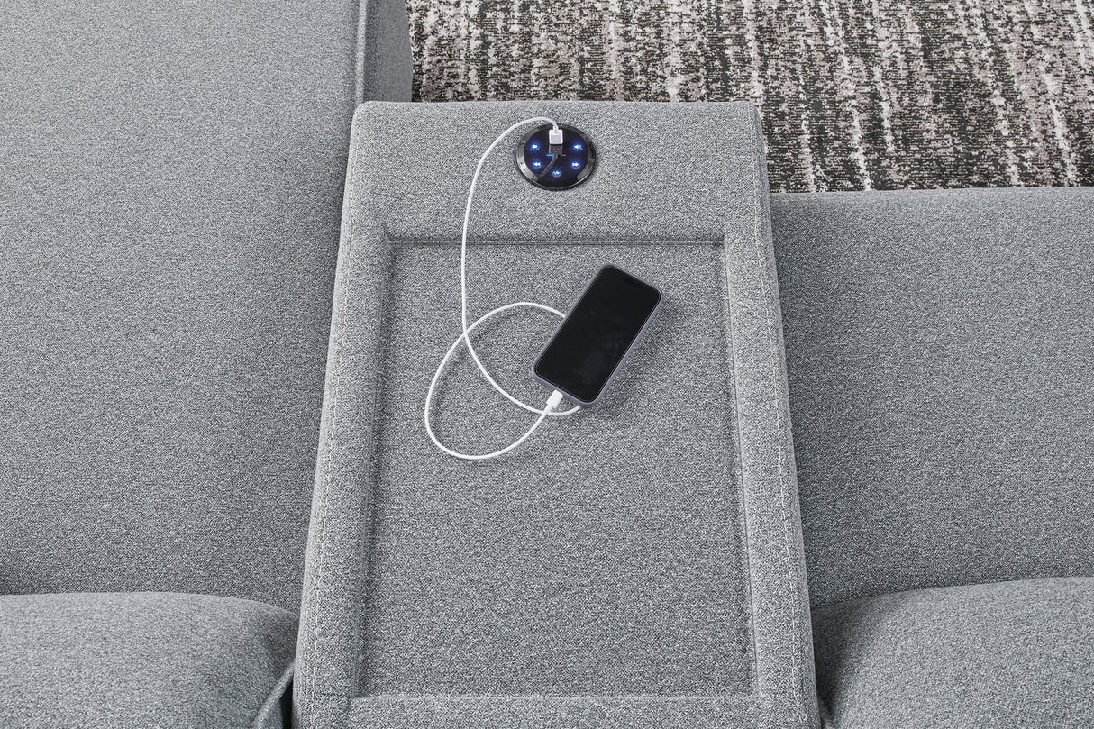 Modmax Reclining Sectional with Console