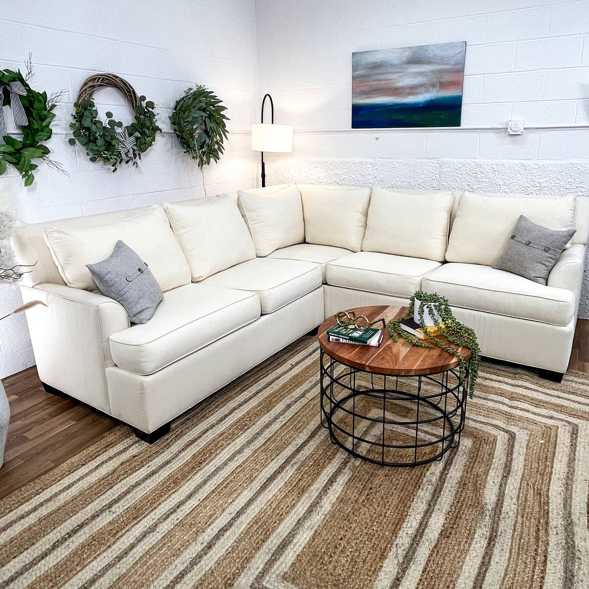 Ethan Allen 2pc Sectional - Pull Up A Couch