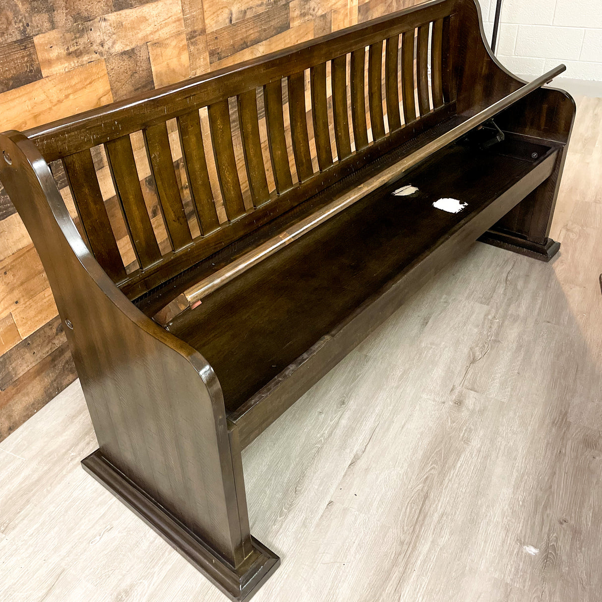 Solid Wood Dining Table w/Expansion Leaf and Bench