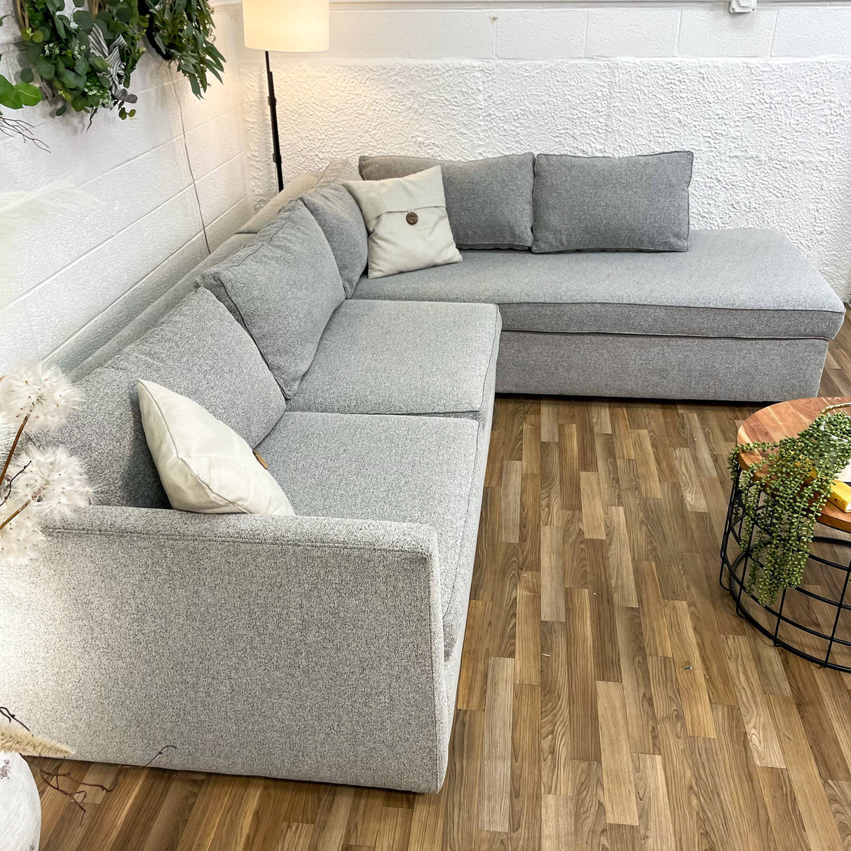 West Elm Harris 2pc Sectional with Bumper Chaise - Pull Up A Couch