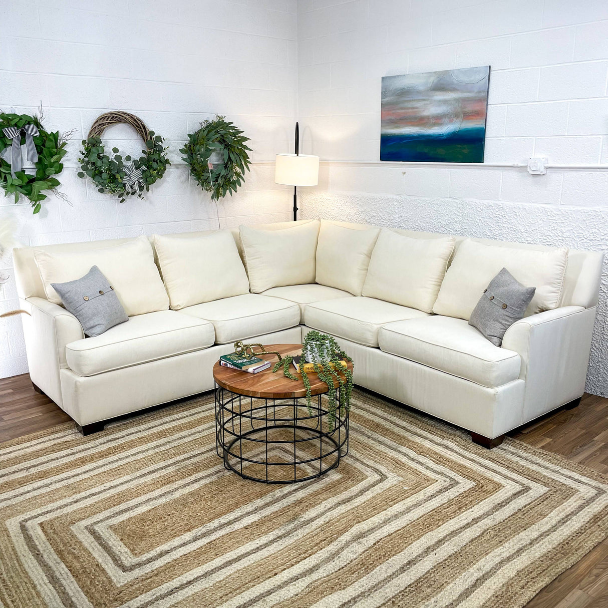 Ethan Allen 2pc Sectional - Pull Up A Couch