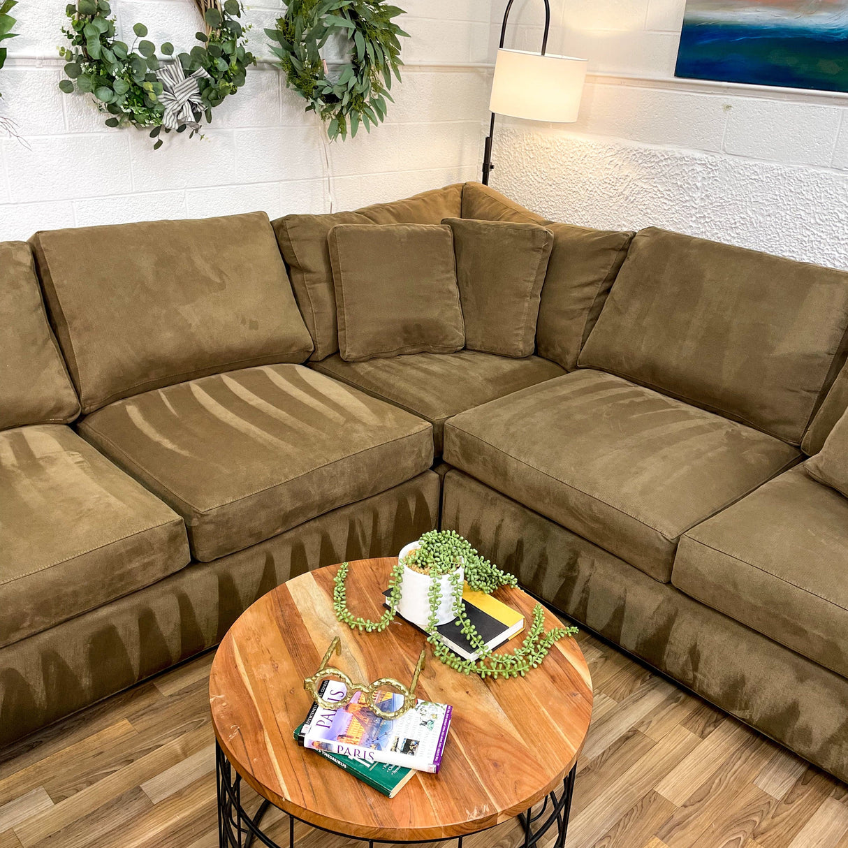 Crate & Barrel Axis4 Sectional w/Chaise - Pull Up A Couch