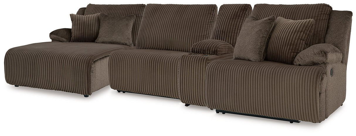 Top Tier Reclining Sectional with Chaise - Pull Up A Couch