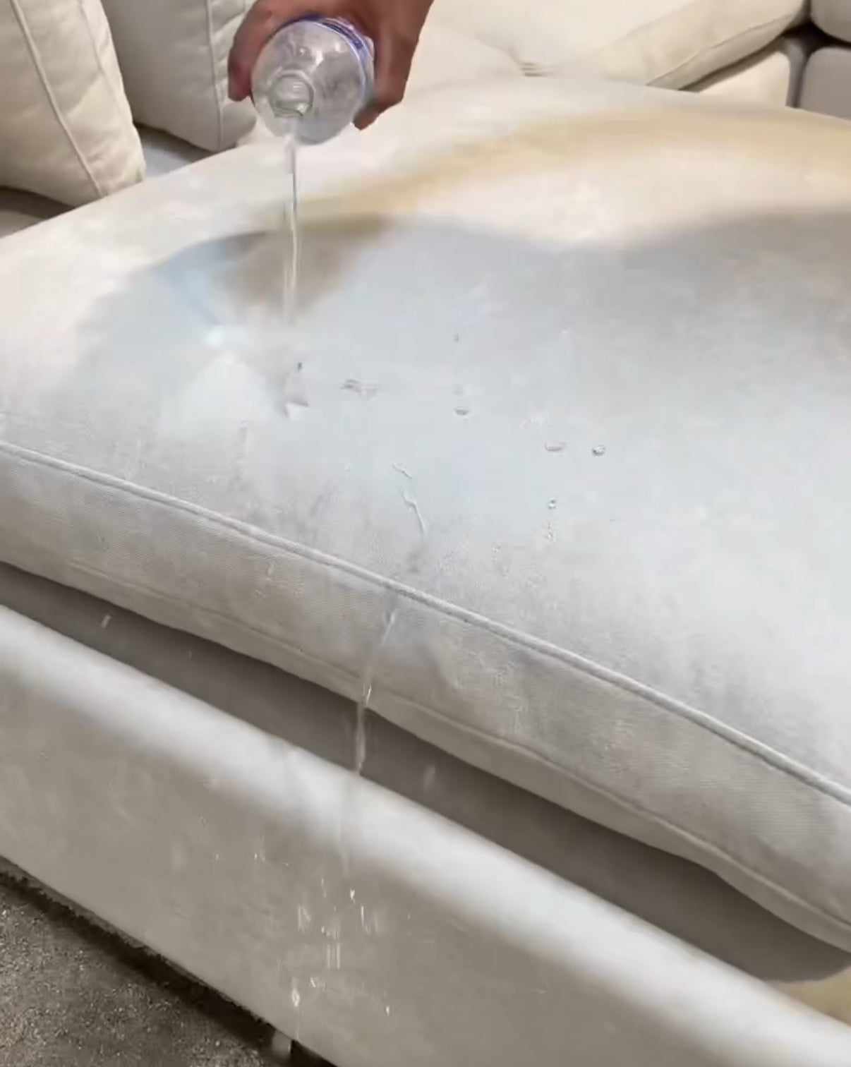 Serenity Cloud - "WestElm-Like" Sectional w/Performance Fabric and Storage Ottoman - Pull Up A Couch