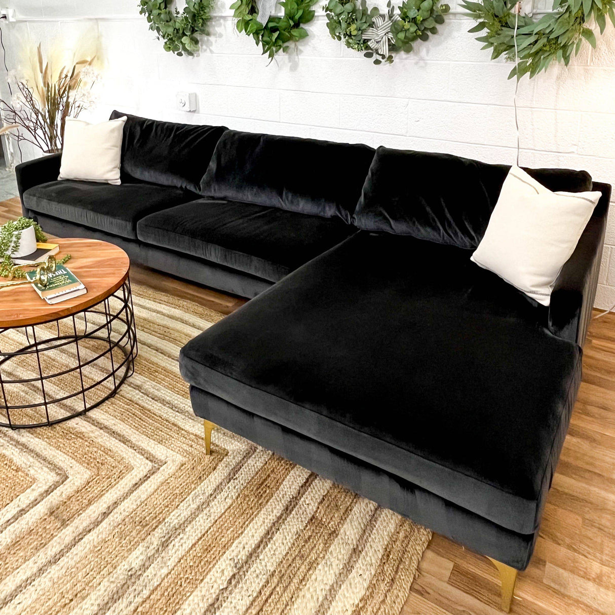 AllModern Jasper 2pc sectional w/chaise - Pull Up A Couch