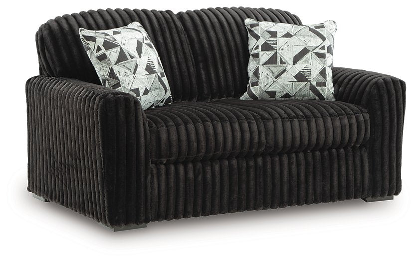 Midnight-Madness Loveseat - Pull Up A Couch