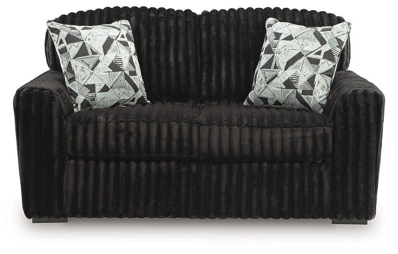 Midnight-Madness Loveseat - Pull Up A Couch
