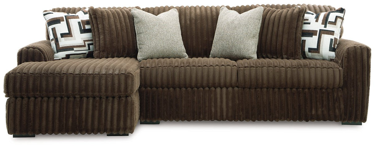 Midnight-Madness Sectional Sofa with Chaise