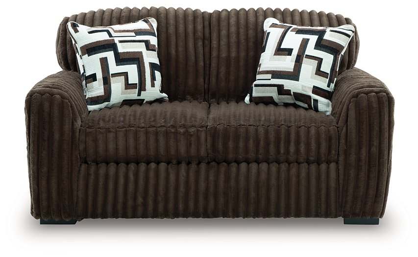 Midnight-Madness Loveseat - Pull Up A Couch