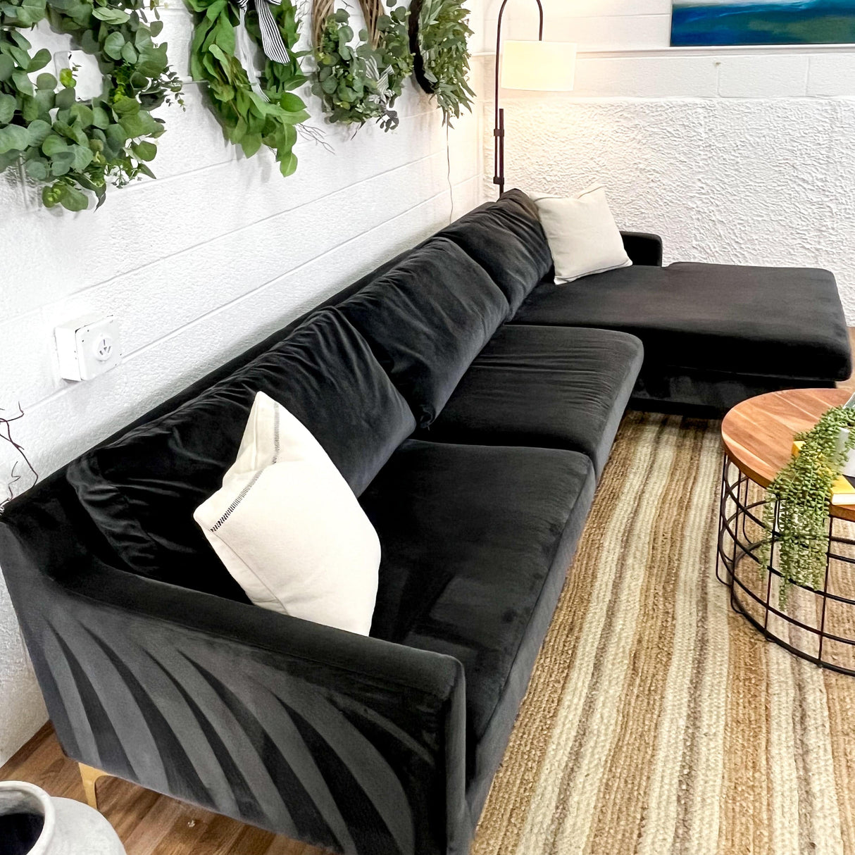 AllModern Jasper 2pc sectional w/chaise - Pull Up A Couch