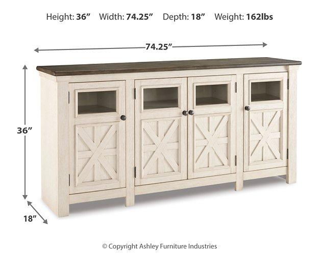 Bolanburg 74" TV Stand - Pull Up A Couch