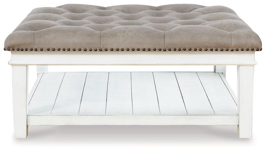 Kanwyn Upholstered Ottoman Coffee Table - Pull Up A Couch