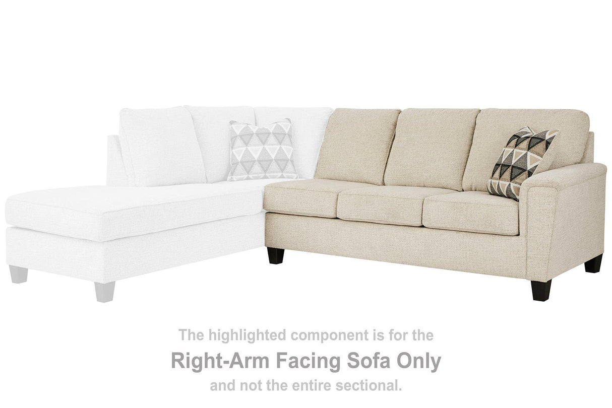 Abinger 2-Piece Sectional w/ Left Bumper Chaise