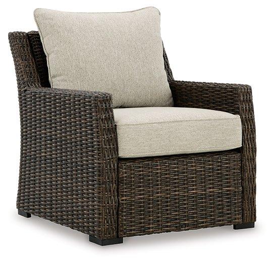 Brook Ranch Outdoor Lounge Chair with Cushion - Pull Up A Couch