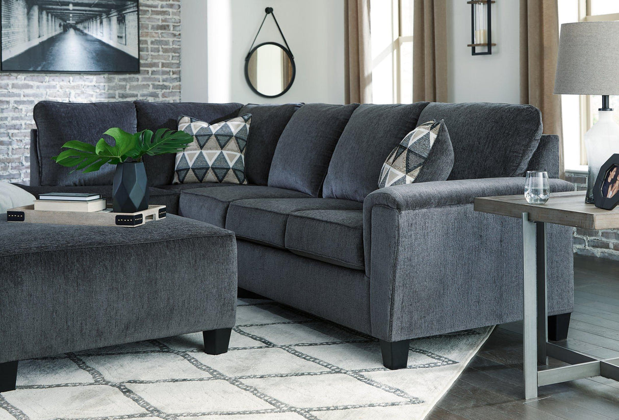 Abinger 2-Piece Sectional w/ Left Bumper Chaise (CLEARANCE)
