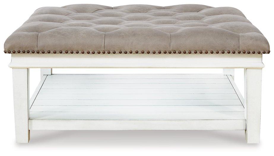 Kanwyn Upholstered Ottoman Coffee Table - Pull Up A Couch