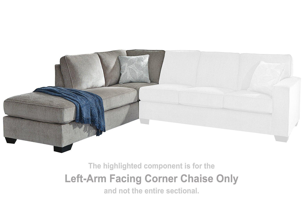 Altari Sleeper Sectional with Chaise - Pull Up A Couch