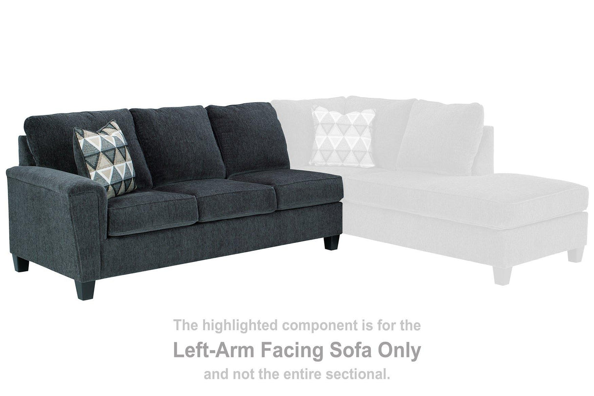 Abinger 2-Piece Sectional w/ Left Bumper Chaise