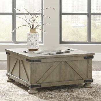 Aldwin Coffee Table With Storage - Pull Up A Couch