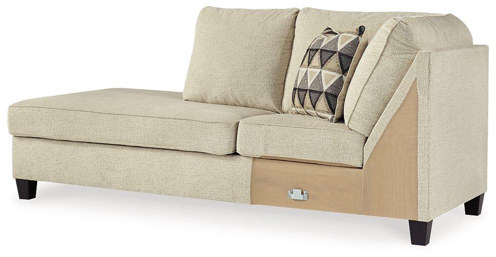 Abinger 2-Piece Sectional w/ Left Bumper Chaise