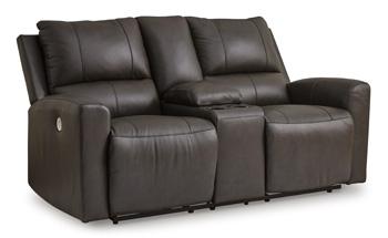 Boxmere Power Reclining Loveseat with Console - Pull Up A Couch