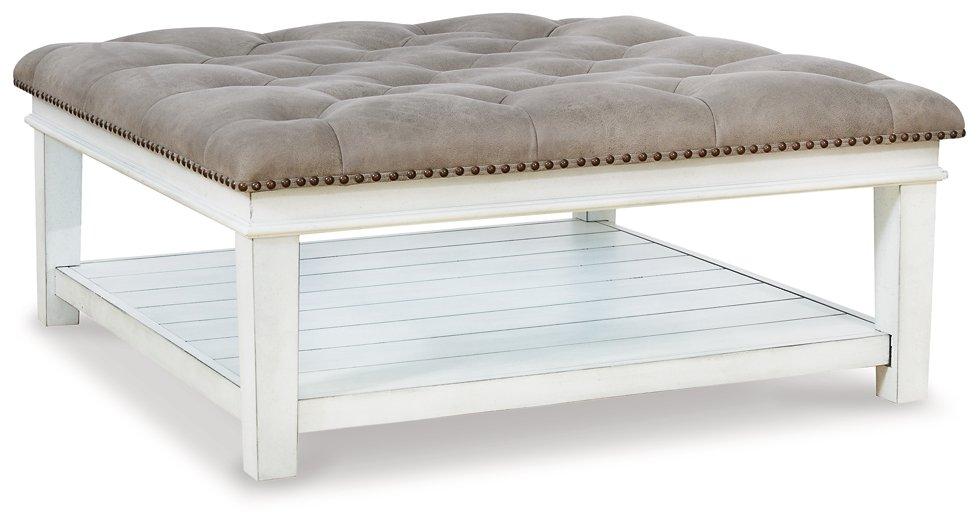 Kanwyn Upholstered Ottoman Coffee Table - Pull Up A Couch