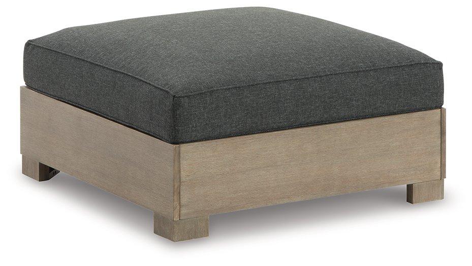 Citrine Park Outdoor Ottoman with Cushion - Pull Up A Couch